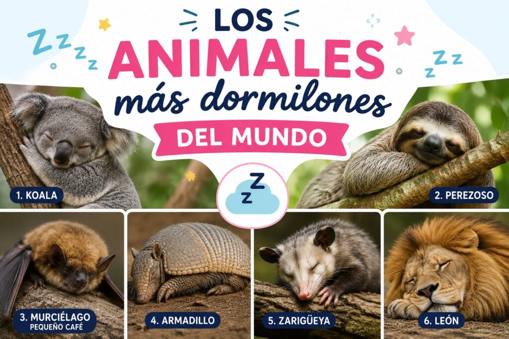 Animales más dormilones del mundo