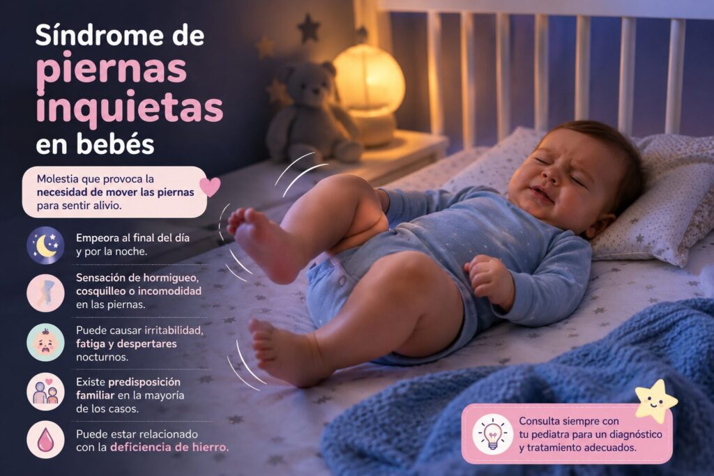 Síndrome de piernas inquietas bebé